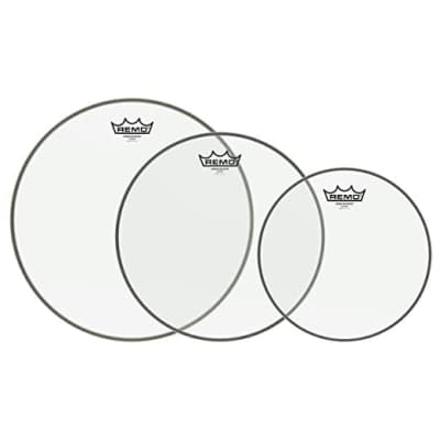 Remo Ambassador Clear Drumhead Pack 10/12/14