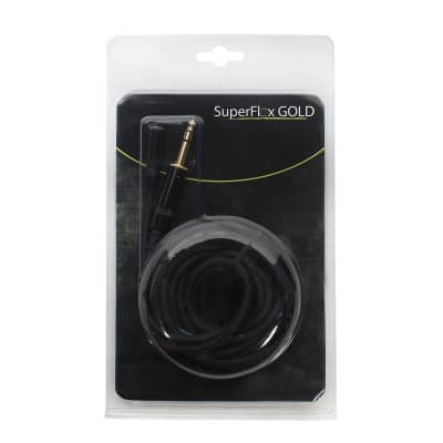 SuperFlex Gold 10ft Stereo Headphone Extension Cables 1/4" TRS to 1/8" image 2