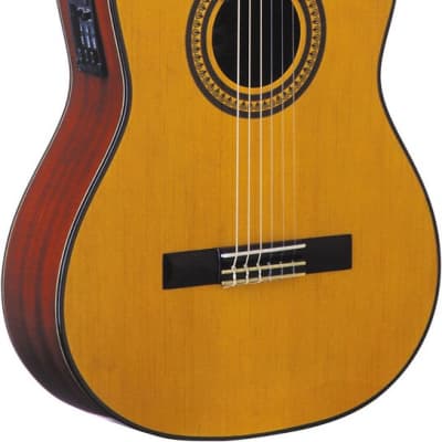Oscar Schmidt Classical Acoustic Electric Guitar - Natural - OC11CE image 1