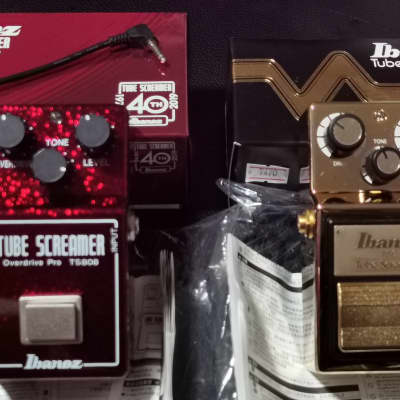 A dual pack of Ibanez TS808 Tube Screamer 40th Anniversary and 