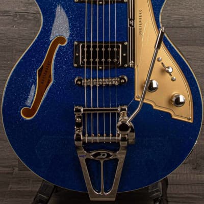 Duesenberg Starplayer Tv In Blue Sparkle  With Hard Case for sale