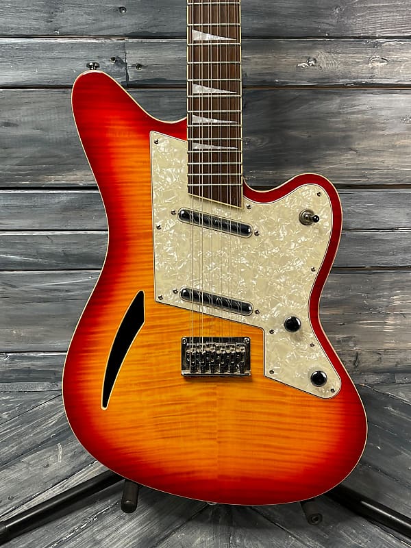 Used Eastwood Surfcaster 12 String Electric Guitar with Gig Reverb