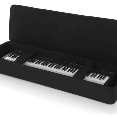 Gator Cases GK-88 Rigid EPS Foam Lightweight Case for 88 Note Keyboards with Wheels image 10
