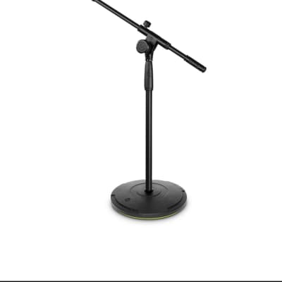 Gravity Touring Series Short Microphone Stand, Round Base and 2-Point Adjustable Telescoping Boom image 1