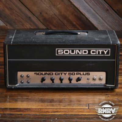 1970s Sound City 50 Plus Amp Head image 20