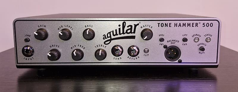 Aguilar Tone Hammer 500 Super Light 500-Watt Bass Amp Head 2011 - 2019 - Aluminum image 1
