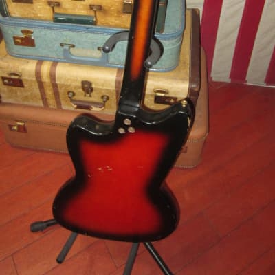 ~1965 Harmony Silvertone Silhouette Sunburst image 4