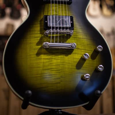 Epiphone Les Paul Prophecy Electric Guitar - Olive Tiger Aged Gloss - Floor Model image 7