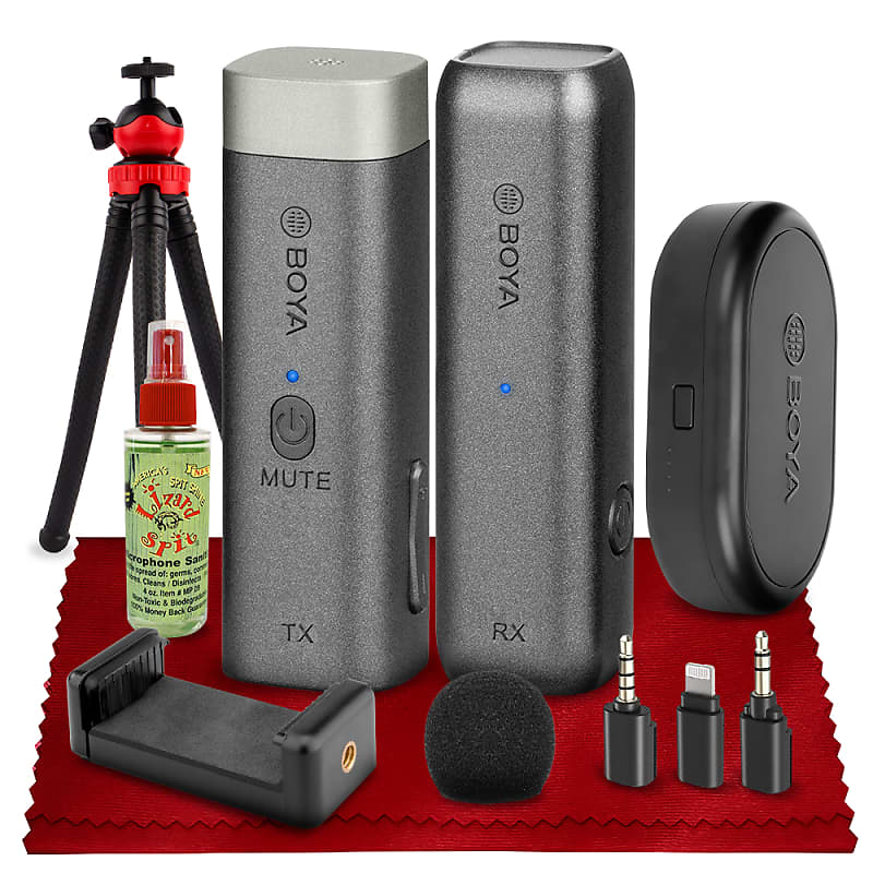 Boya BY-WM3D Digital Wireless Microphone System for Content | Reverb