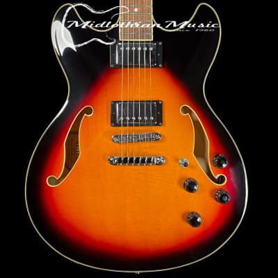 Ibanez AS73-BS - Semi Hollow Electric Guitar - Brown Sunburst Gloss Finish image 2