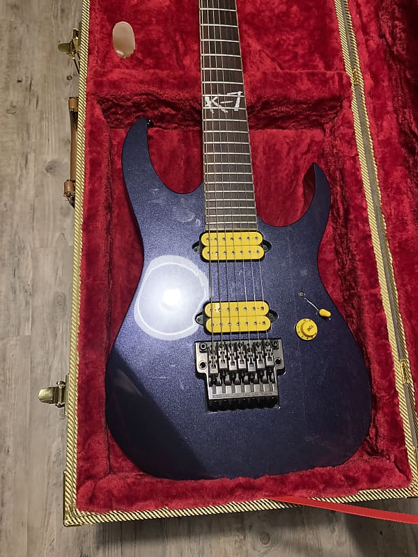 Ibanez K7 2001 - FireSpark Blue MIJ image 1