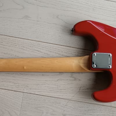 Sunn Fender Mustang Stratocaster 1980s - Red image 10