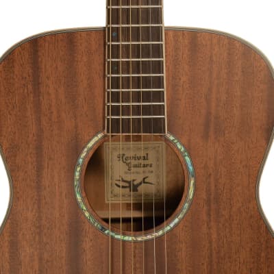 Revival RG-26M Honduran Solid Mahogany Neck "00" Thin Body 6-String Acoustic Guitar image 4