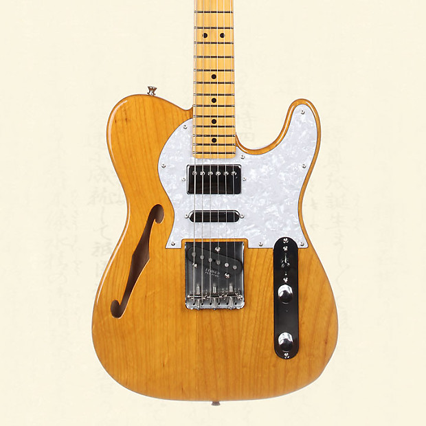 Fender Japan Limited Telecaster Thinline Ssh Electric Guitar - Vintage  Natural Tn-Spl Vnt