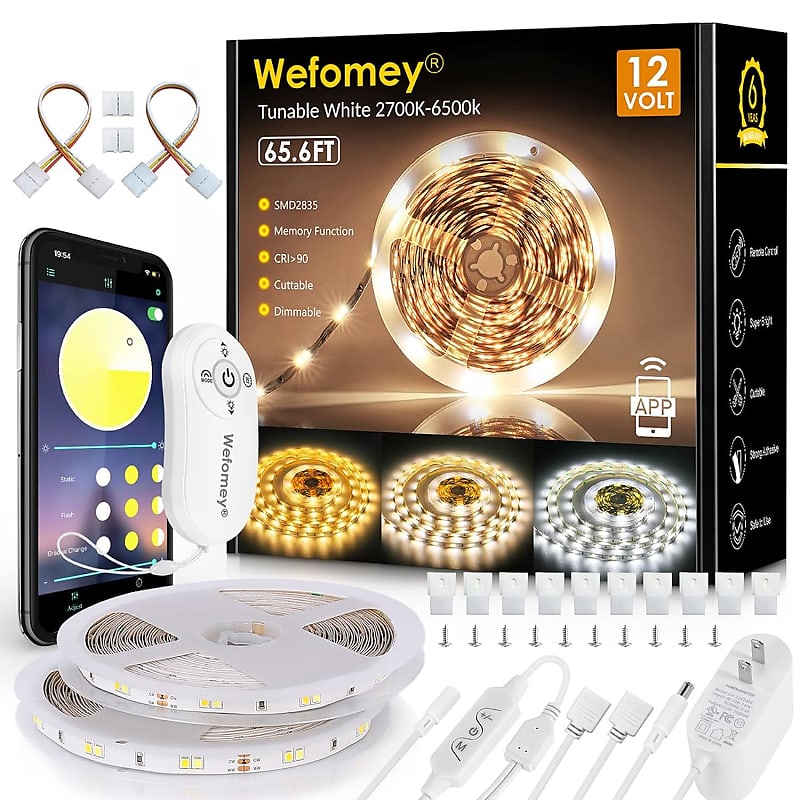 Warm white deals led strip dimmable