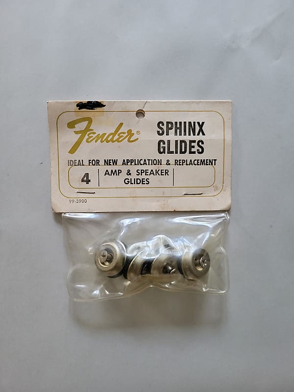 1960's Fender Amp Feet Chrome New Old Stock In Original Reverb