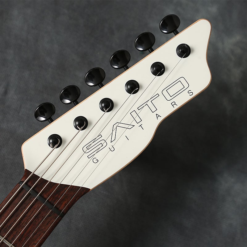 SAITO GUITARS S-JMC27 Monochrome Limited 2019 Chaminix White