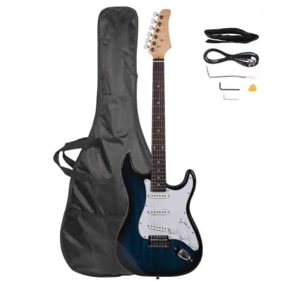Kansas Beginner Electric Guitar Pack K-E230-CRS, Cherry Sunburst | Reverb Kansas Beginner Electric Guitar Pack K-E230-CRS, Cherry Sunburst | Reverb