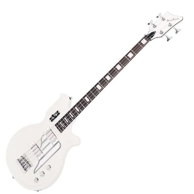 Airline Map Tone Chambered Mahogany Body Bound Bolt-on Maple Neck 4-String Bass Guitar w/Soft Case image 1