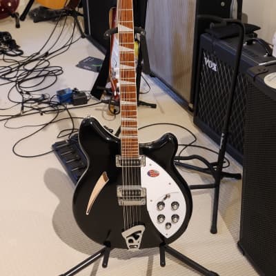 Rickenbacker  360/12   2020 12-String Electric Guitar JetGlo 2020 - Black image 3