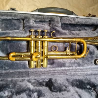 Musica Steyr Trumpet, Austria, w/ Case & Mouthpiece, Good condition with wear image 1