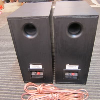 Pr Polk Monitor 45B Speakers, Ex Sound Pr 12' Monster Cables, Attractive, Well Cared For, Superb Bla image 4