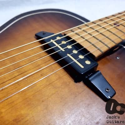 Kay/Harmony N-3 Player-Grade "The Gutbucket" Archtop w/ Goldfoil Pickup (1950s, Antique Burst) image 14
