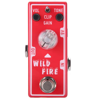 New Tone City Wild Fire Distortion Mini Guitar Effects Pedal image 2