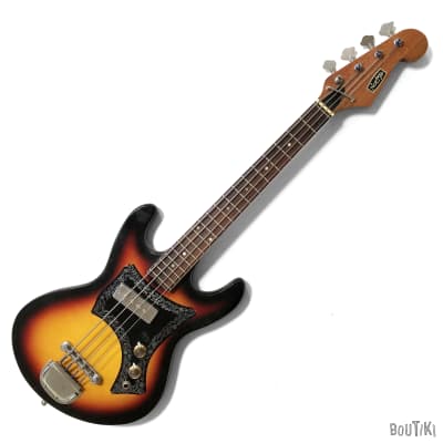 Norma EG-460-1B Bass Guitar 1970s Sunburst in Original Box image 1