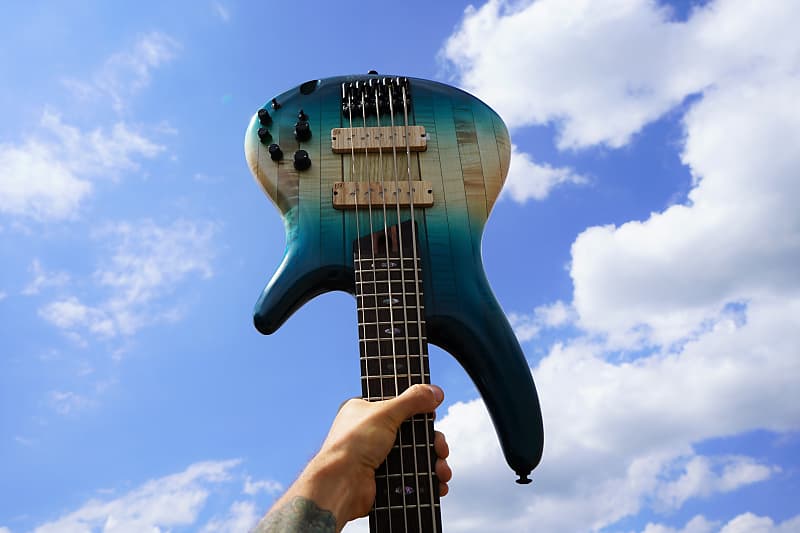 Ibanez SR Rremium 限定5弦モデル SR5CMLTD-CIL Ibanez SR5CMLTD 5-String Electric Bass Guitar Caribbean