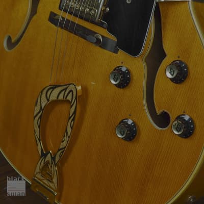 Guild X-500 Stuart 1969 - Blonde Hollow Body Electric Guitar w/Case image 18