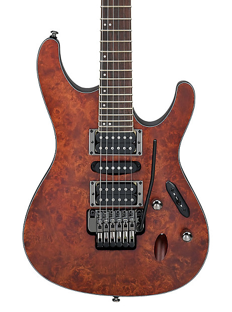Ibanez S770PB CNF S Series Electric Guitar Charcoal Brown Flat
