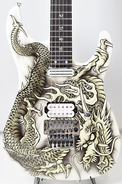 Schecter AC-T6 Shinichi Kobayashi Signature Glow Dragon
