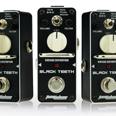 Tomsline ABT-3 Black Teeth Distortion Guitar Effect Pedal image 3