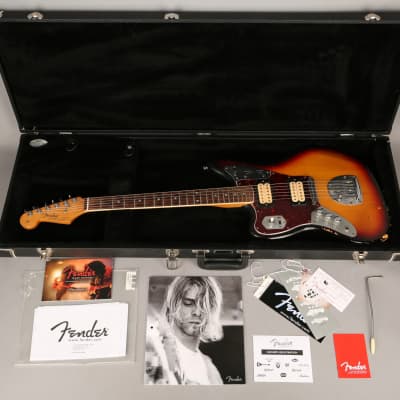 Fender Kurt Cobain Road Worn Jaguar - 2011 - Left Handed - Sunburst w/OHSC image 17