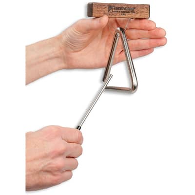 Treeworks American-Made Triangle with Beater/Striker and Holder 4 in. image 2
