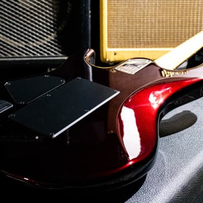 Music Man LUKE I RSWD TREM HSS 1994 - PEARL RED | Reverb