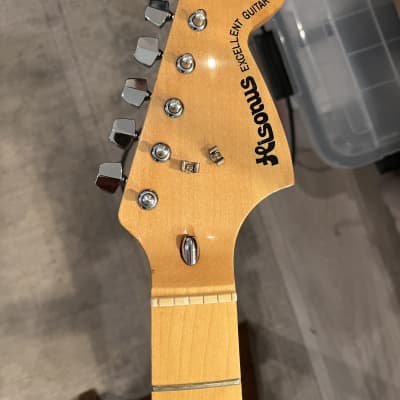 Hisonus  Stratocaster 1970's-1980's - sunburst RARE image 2