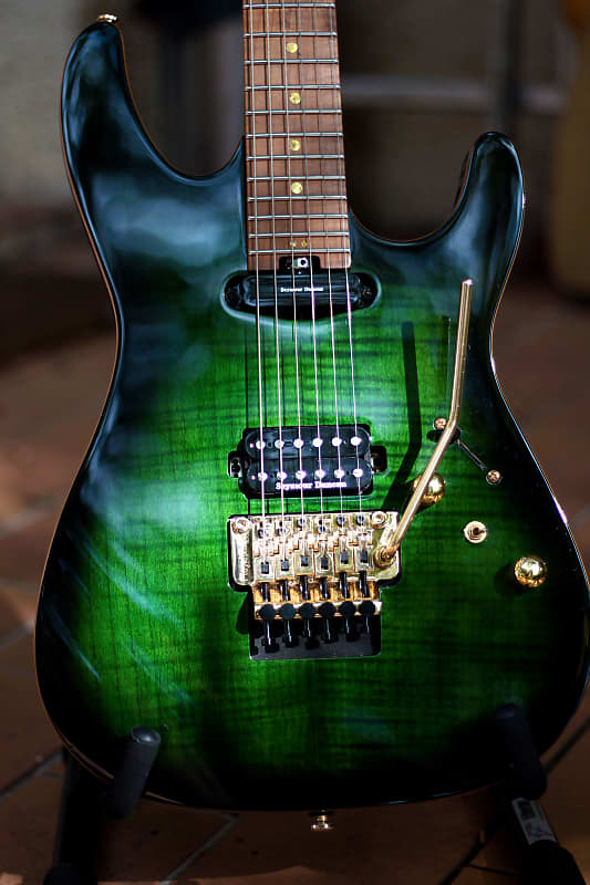 Harley Benton Signature Guitar MAX 2023 Green Flamed mapple Reverb