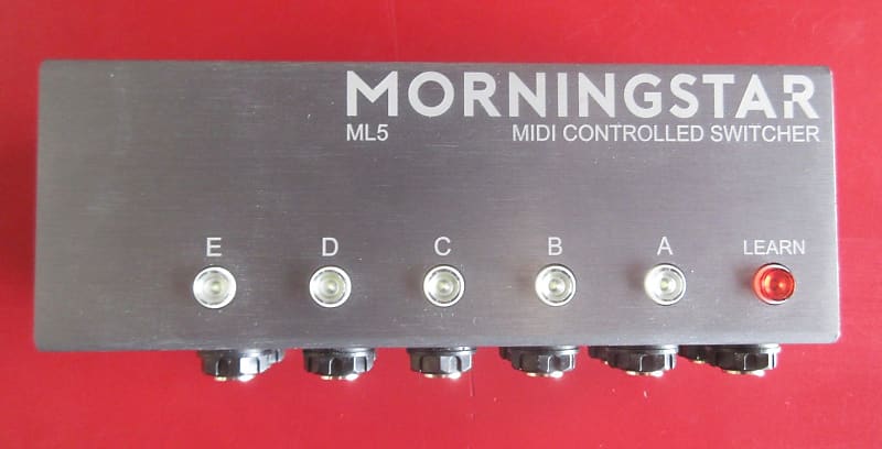 Morningstar ML5 MIDI Controller Utility Guitar Effects Pedal Morningstar ML5 MIDI Controller Utility Guitar Effects Pedal