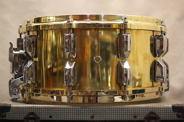 Pearl Super Gripper Lug System Carbon Shell 14x6.5 w/cutting-styled diecast  hoop (Late1980s) 【新宿店】 