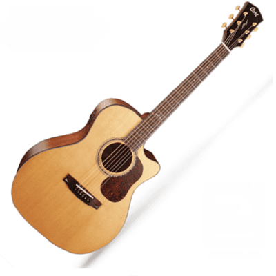 Cort Gold-A6K NAT Solid Silka Spruce Top Fishman Grand Auditorium Natural Glossy for sale