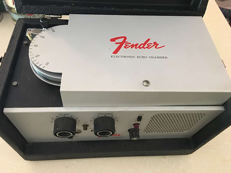Fender Electronic tape Echo Chamber 1966 Black Reverb