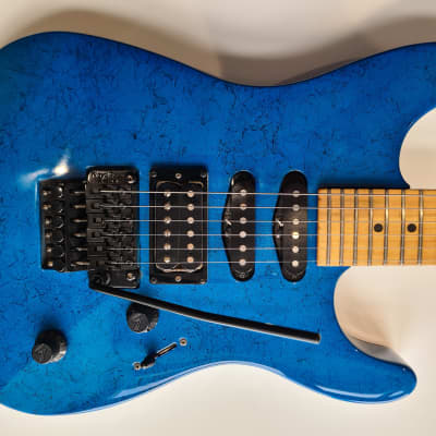 Fender HM Strat Bluestone 1991 Blue image 6