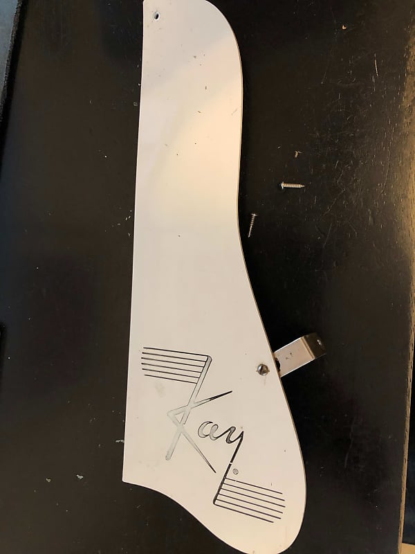 Kay Pickguard for 17" arch top guitar 1950s60s w bracket and Reverb