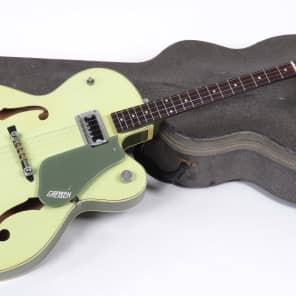 1962 Gretsch 6125 Tenor Guitar Two Tone Smoke Green image 2