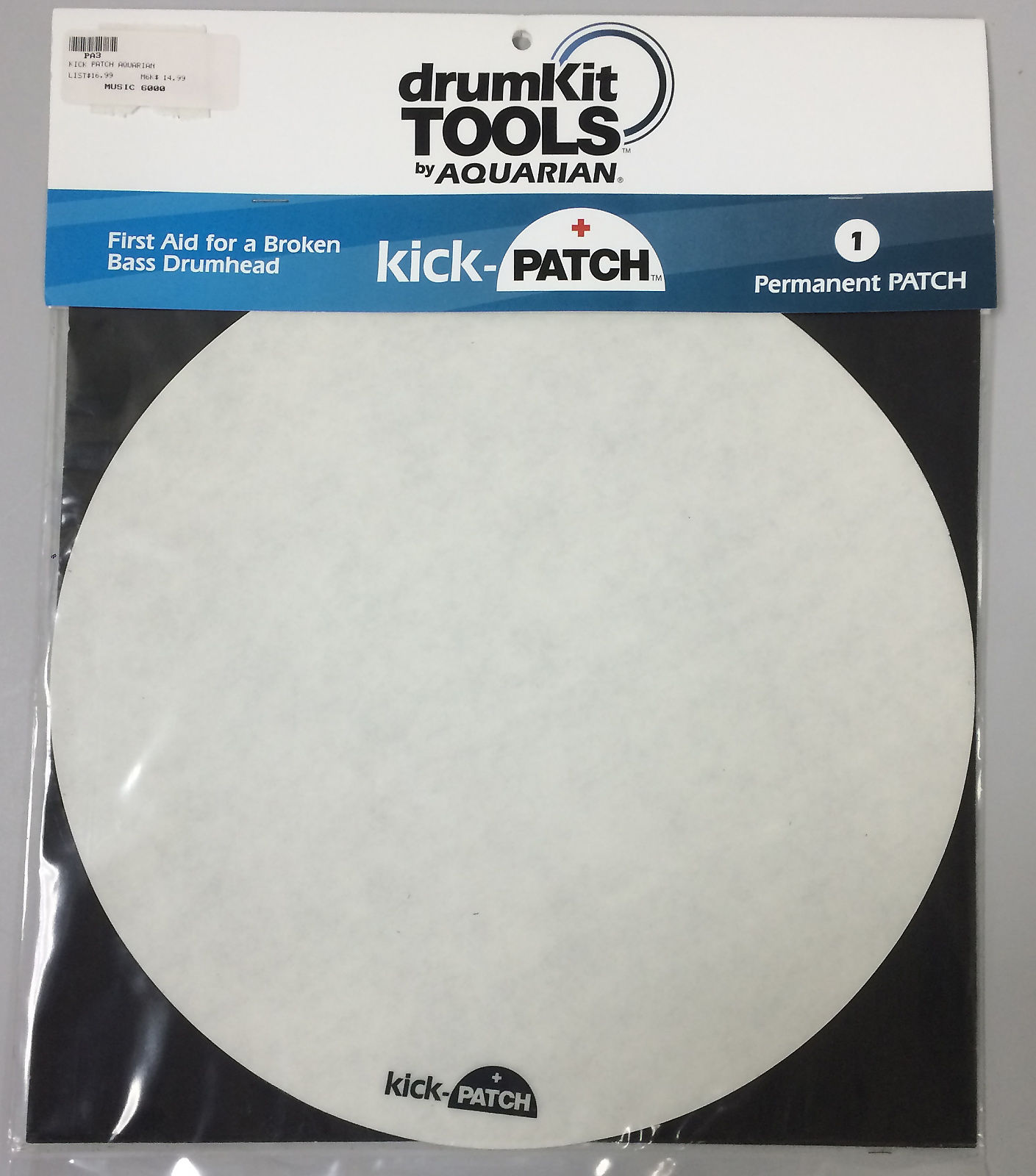 Aquarian kickPatch Bass Drum Head Repair Patch Reverb