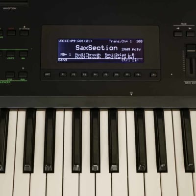 LCD Display Schwarz mit Kabel für Yamaha SY99 SY77