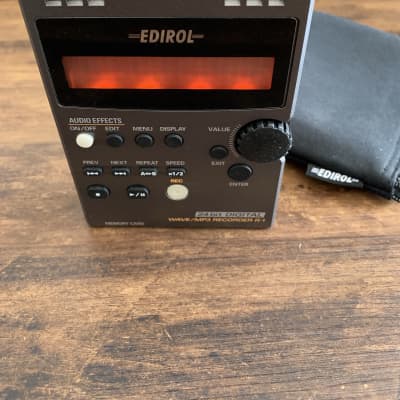 Edirol R-1 24 bit wave/mp3 recorder effects | Reverb