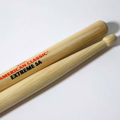1 Pair Vic Firth X5A Wood Tip American Classic Extreme 5A Drumsticks image 2